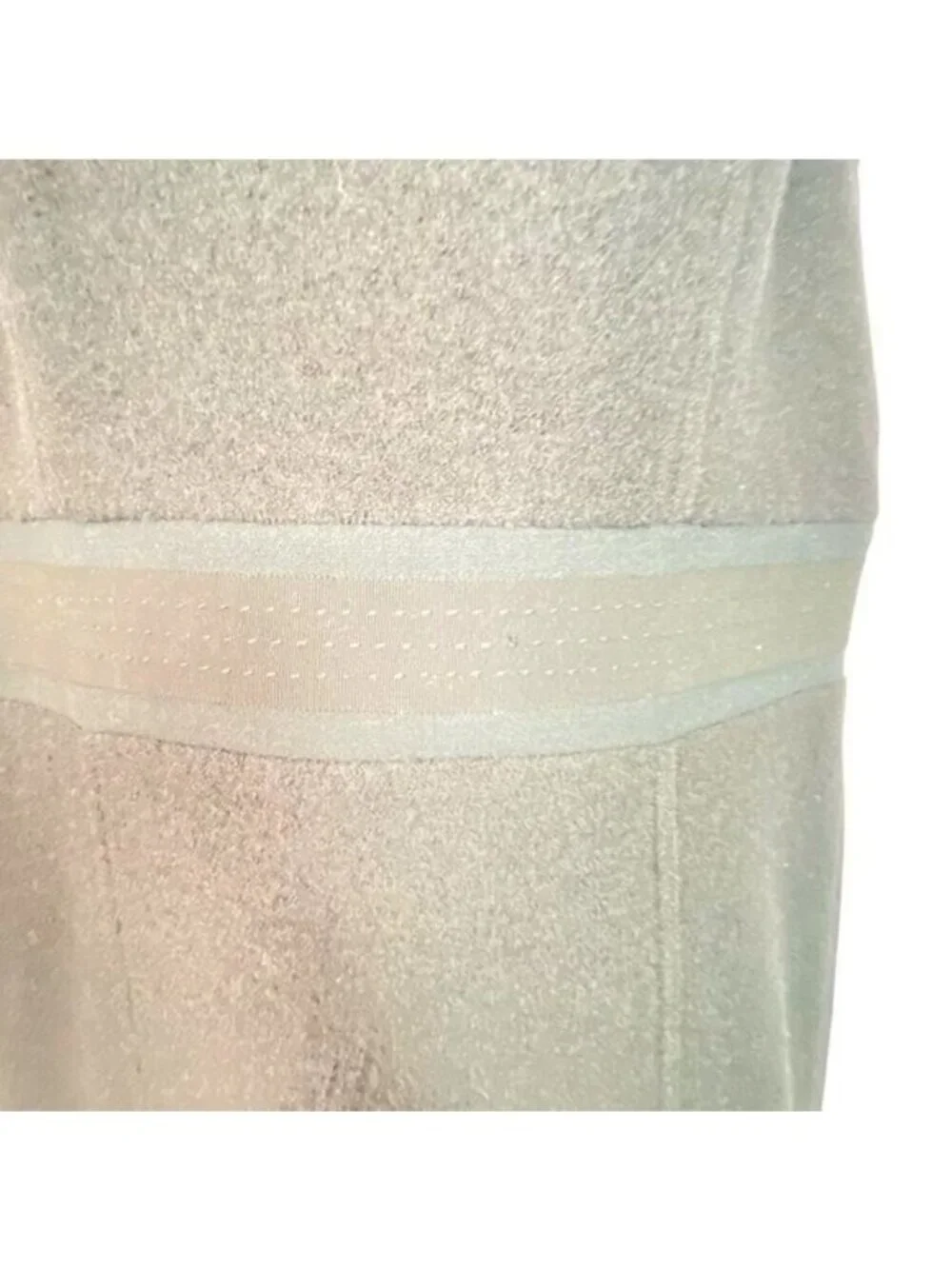 Tory Burch A-Line Wool Dress With Large Sequin Hem Detail Size Large